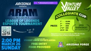 venture valley and uarizona forge esports twitter banner