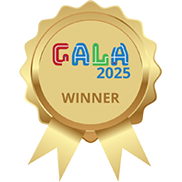 gala winner badge
